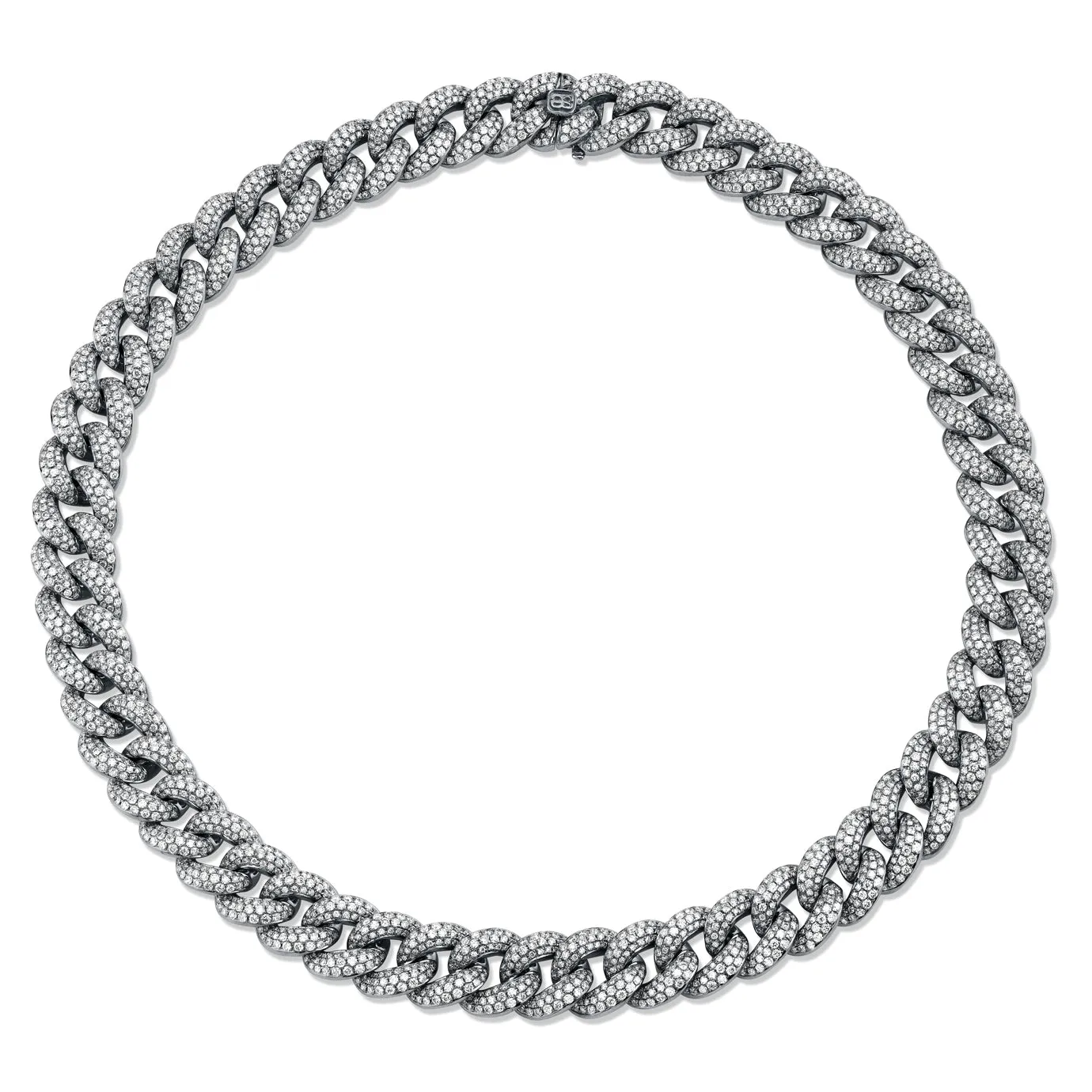 Gold & Diamond Link Necklace