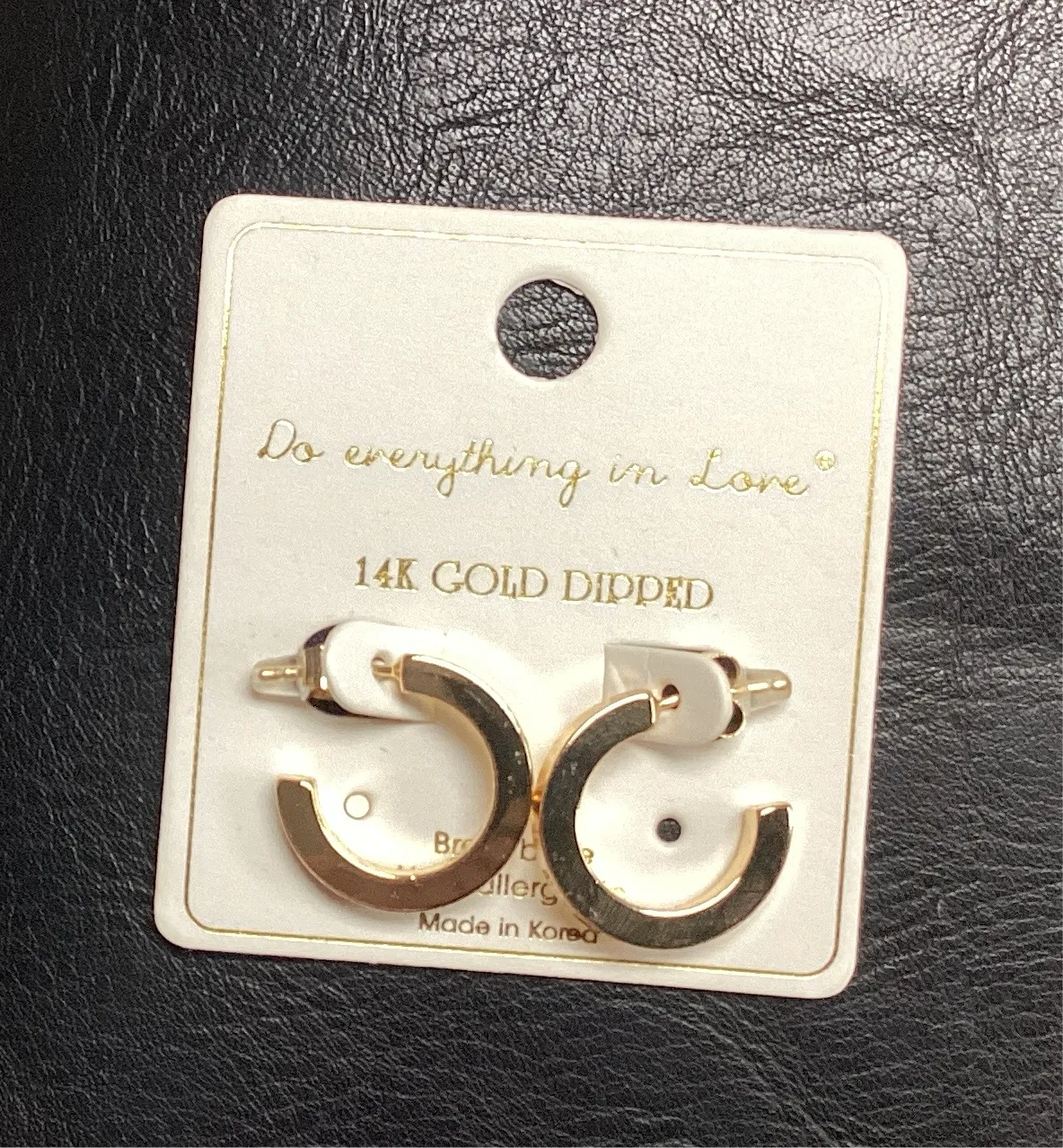 Gold Chunky Hoop Earrings