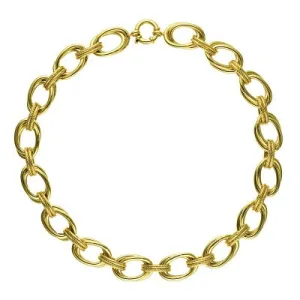 Gold Double Link Necklace