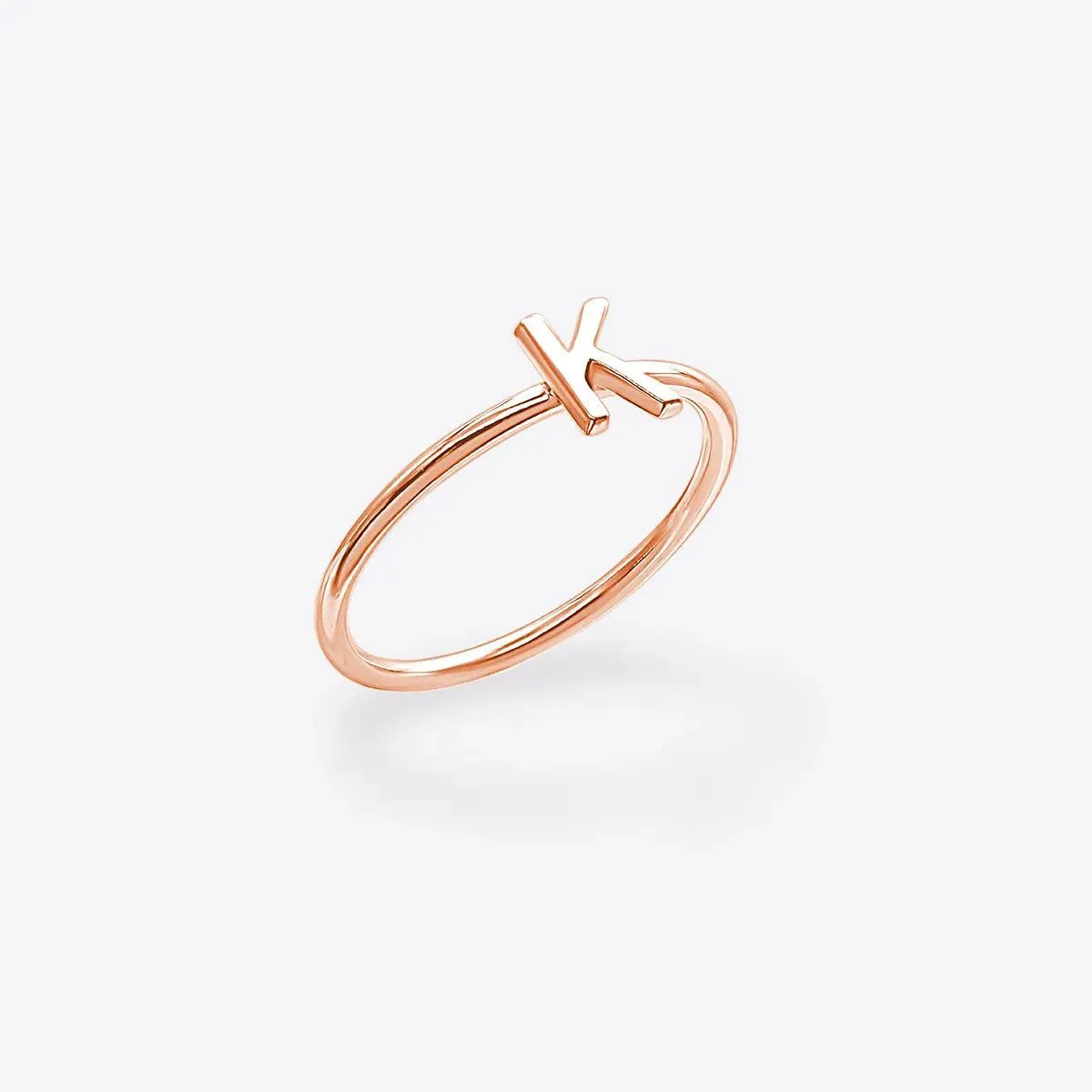 Gold Initial Ring