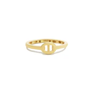 Gold Mariner Link Ring