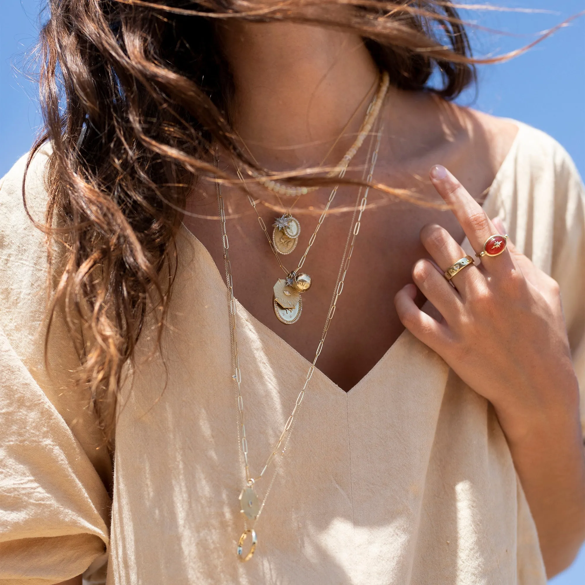 Gold "Penelope" Paperclip Chain