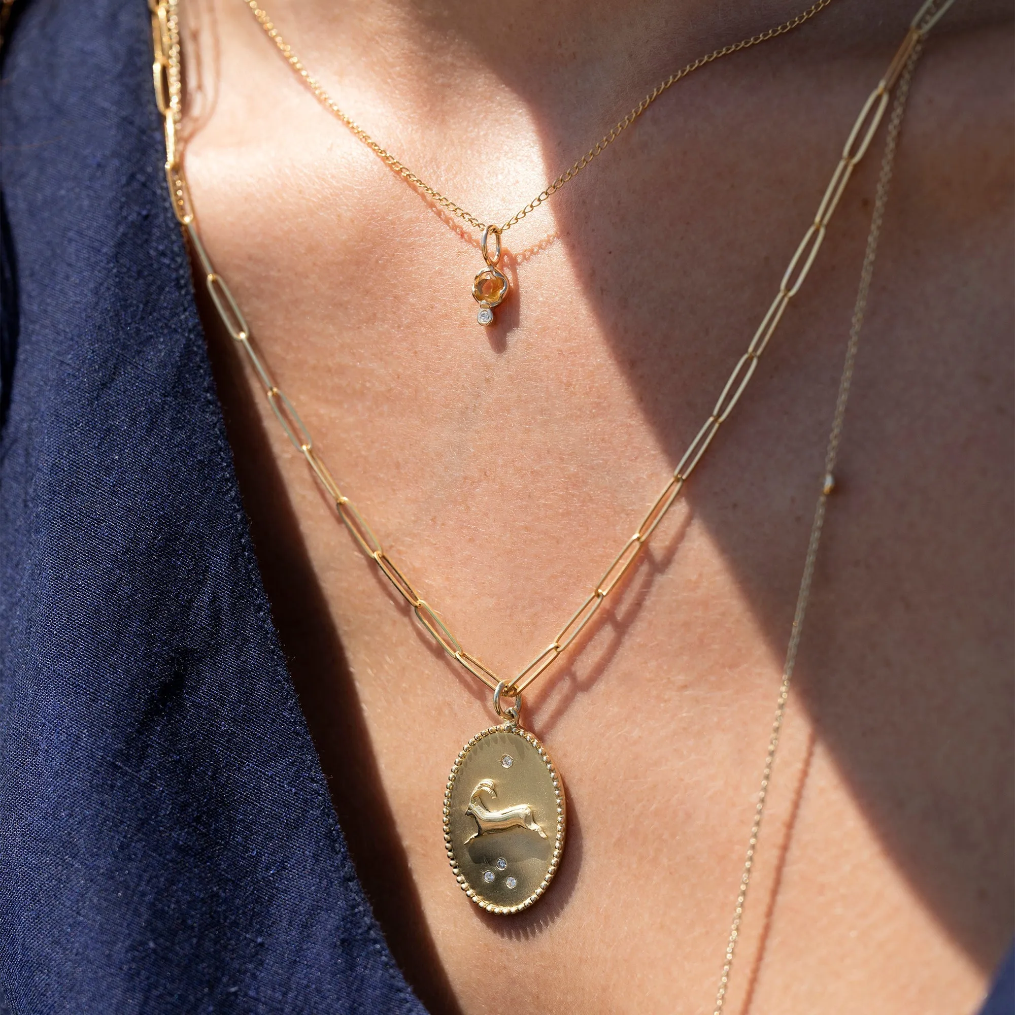 Gold "Penelope" Paperclip Chain