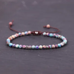 Grounding Positive  Natural Japser Energy Bracelet