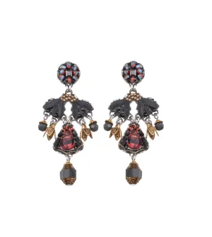 HALLEY EARRINGS - TIGER EYE SET