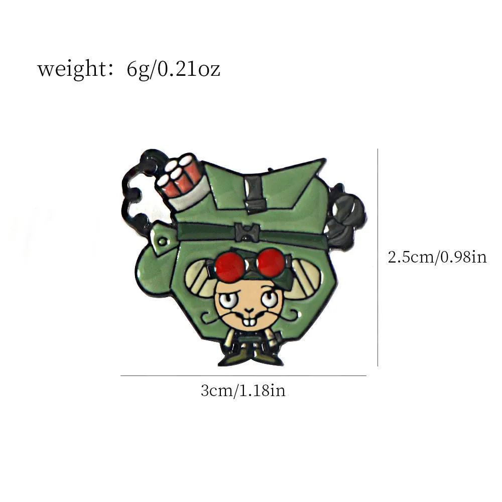Happy Tree Friends Enamel Pin - A Whimsical Collectible 4 Pack