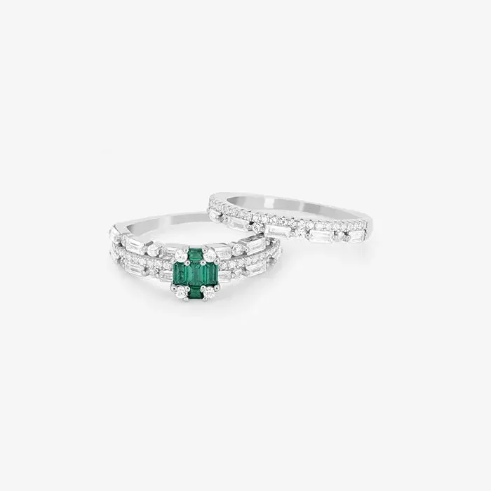 Harmony Sparkle Stack Rings