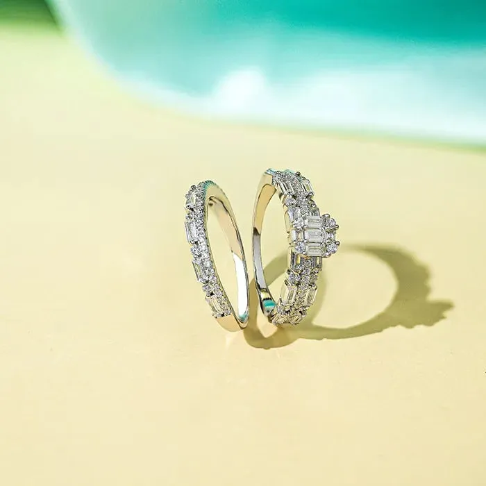 Harmony Sparkle Stack Rings