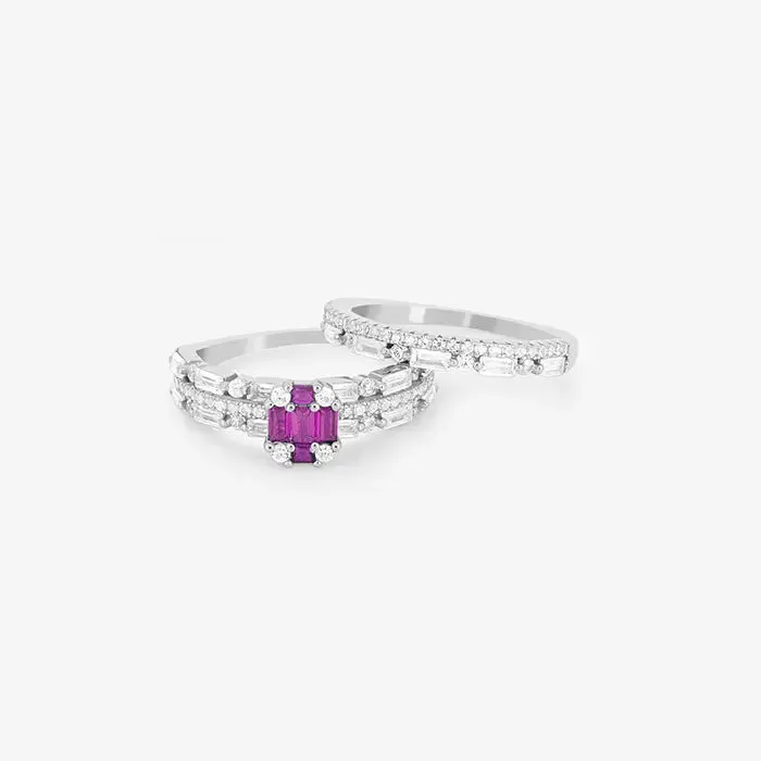 Harmony Sparkle Stack Rings