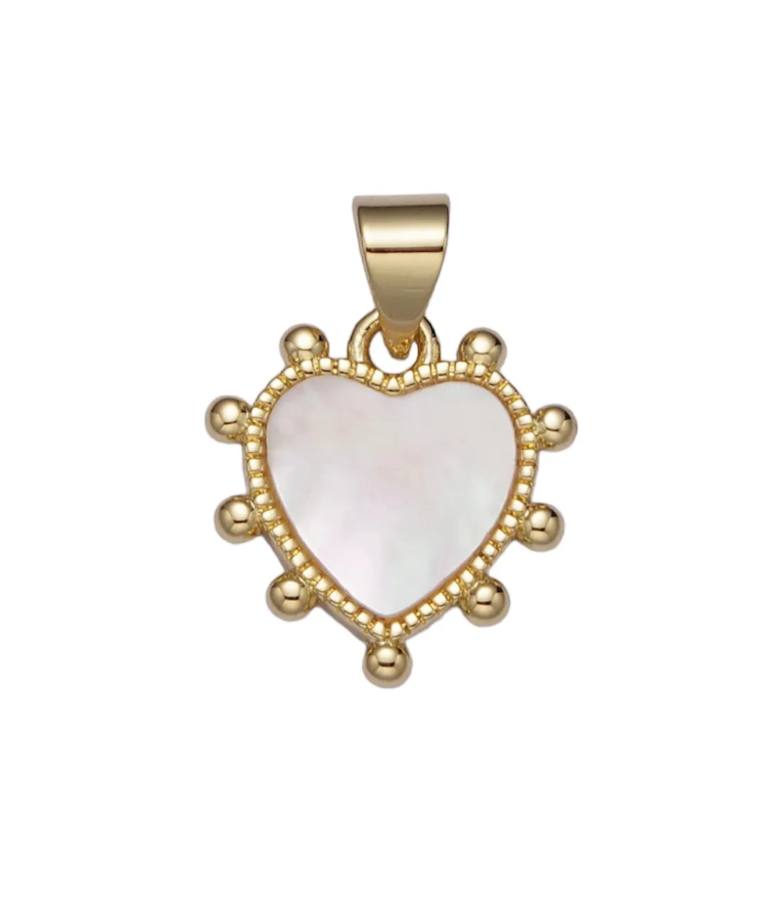Heart Shell Pearl Necklace