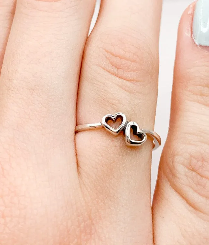 Hearts Joined Ring