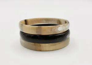 Horn Bangle Bracelet - Medium