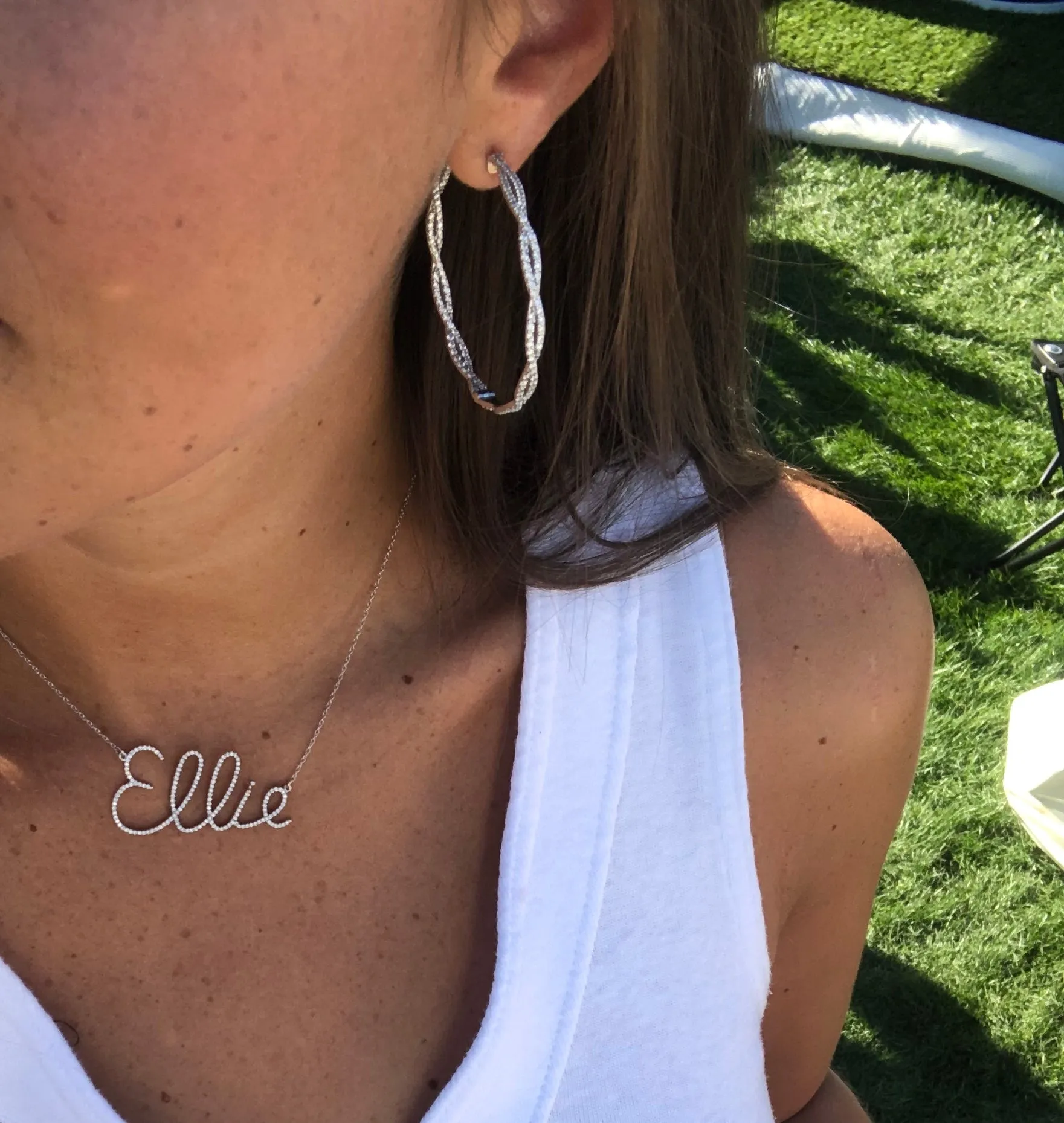 Infinity Hoop Earrings
