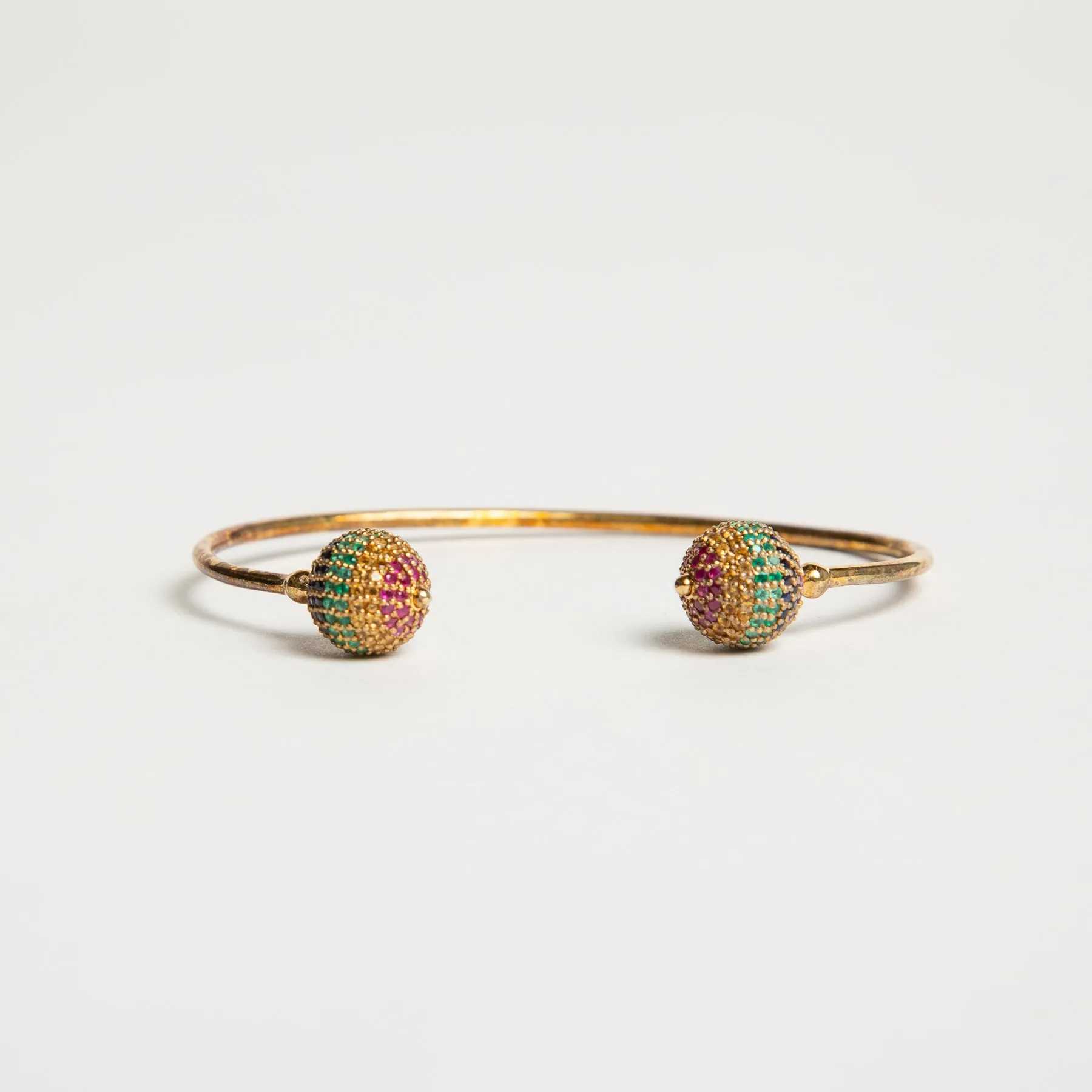 JADE JAGGER | RAINBOW DISCO BALL BANGLE BRACELET