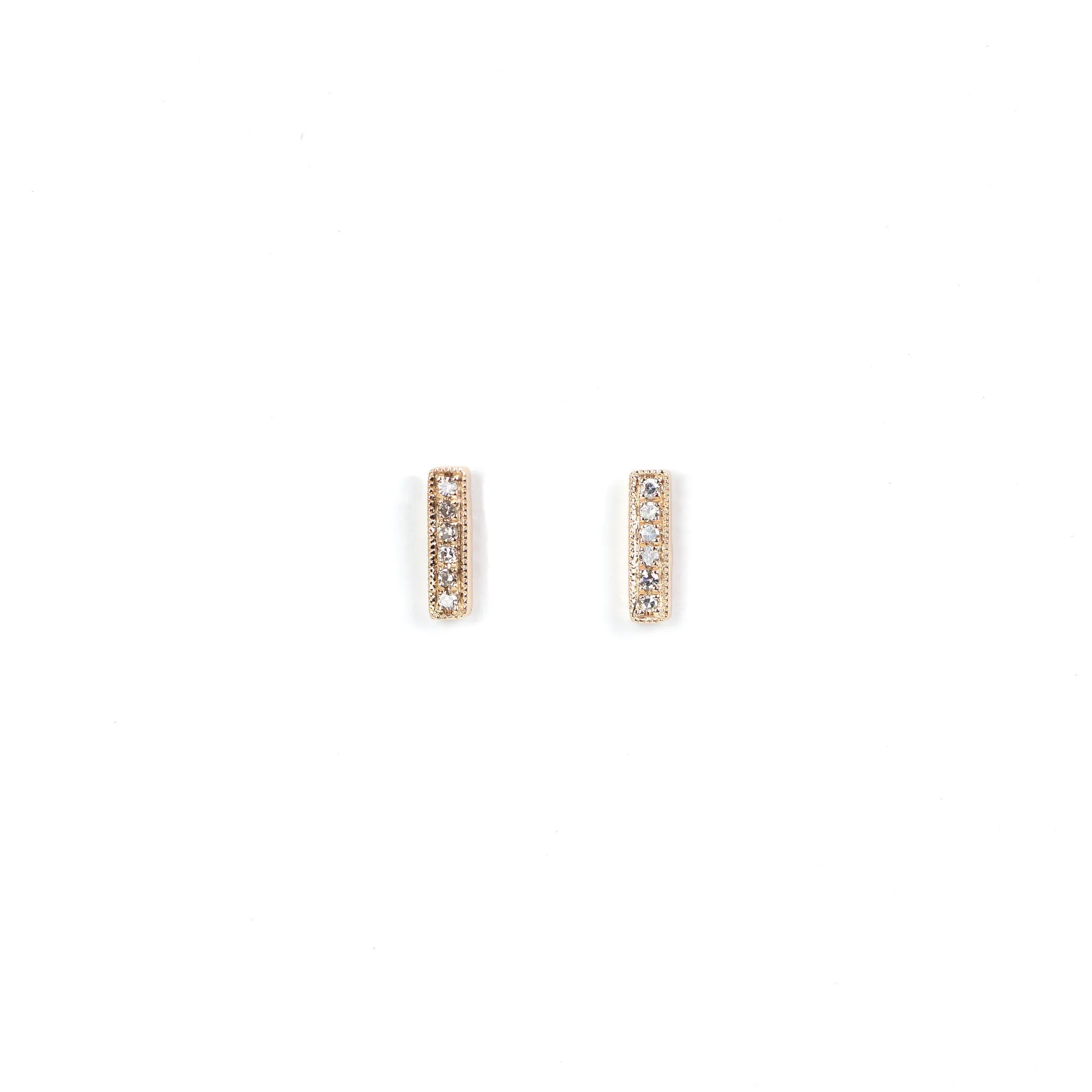Jess Petite Diamond Bar Earrings