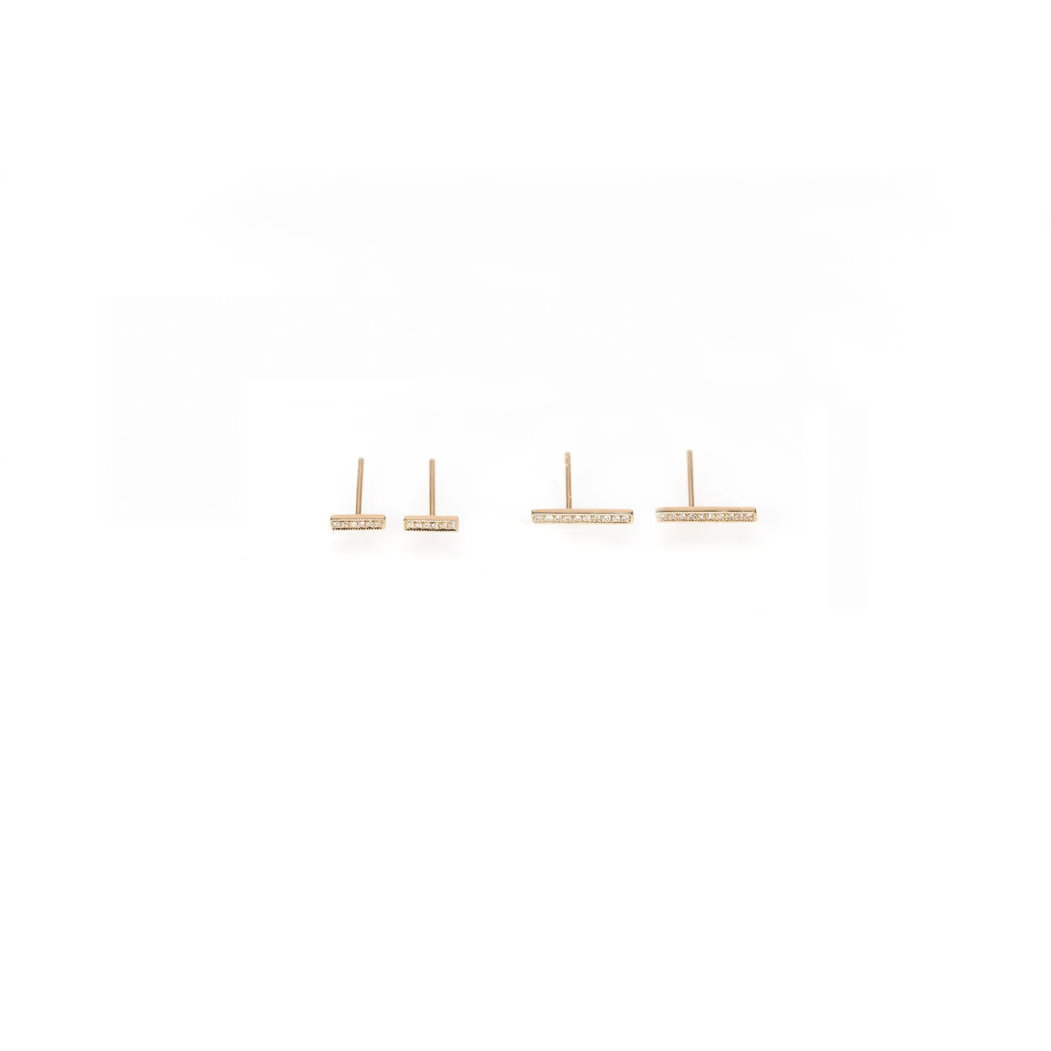 Jess Petite Diamond Bar Earrings
