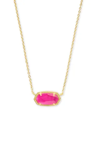 Kendra Scott Elisa Gold Pendant Necklace in Azalea Illusion | 4217703444