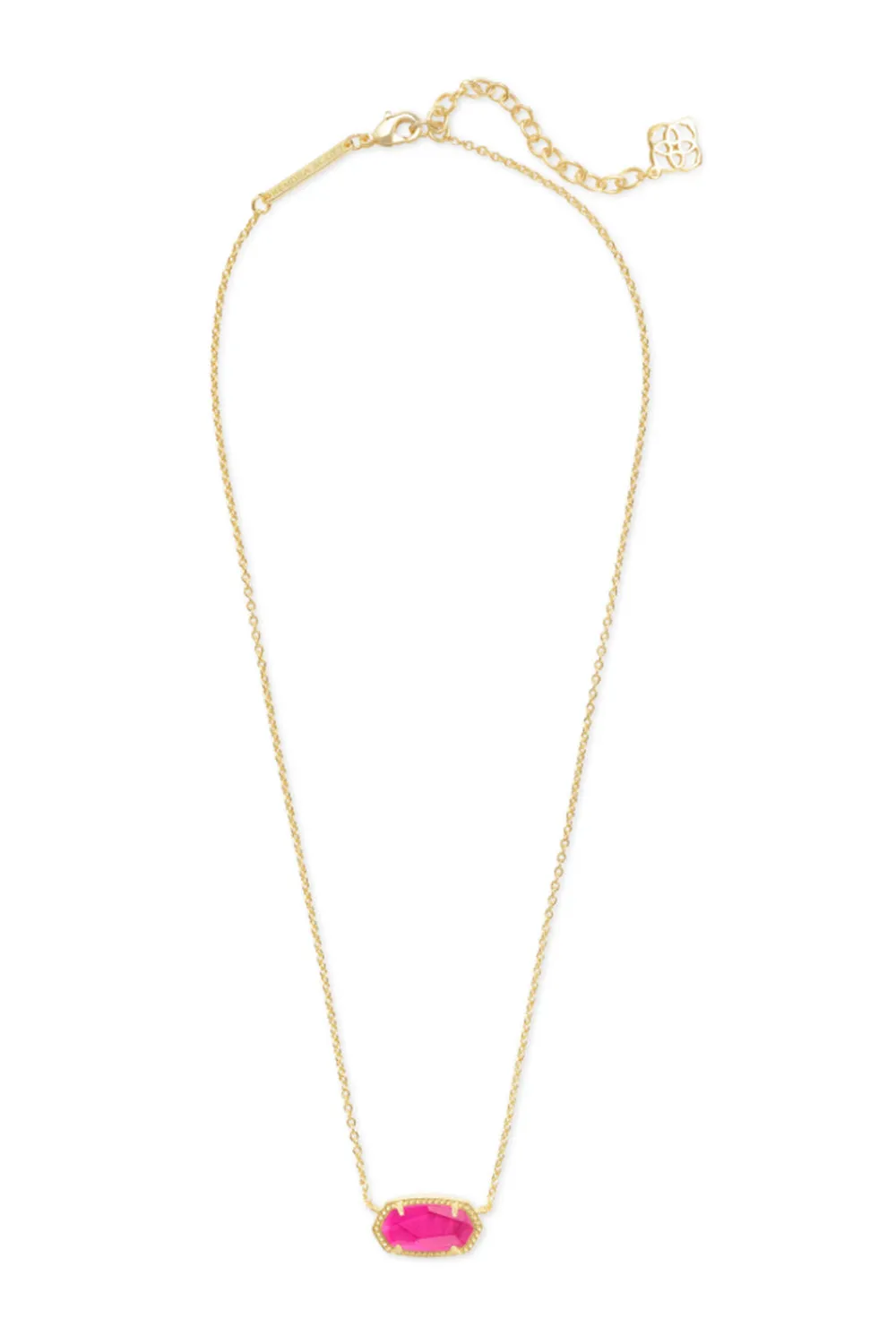 Kendra Scott Elisa Gold Pendant Necklace in Azalea Illusion | 4217703444