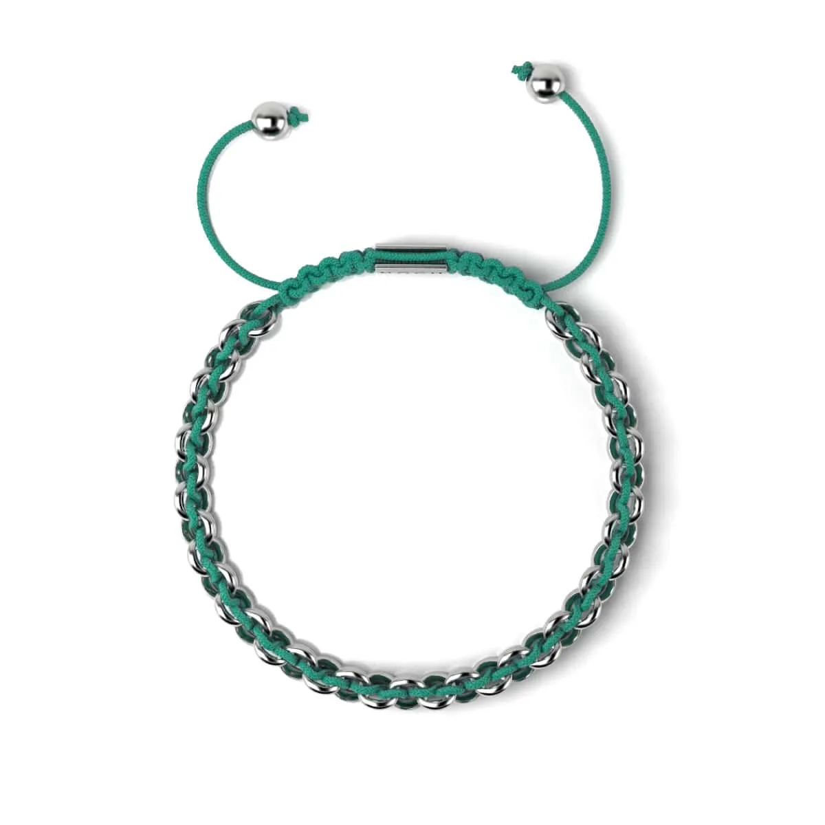 Kismet Links | Pantone Bracelet | Silver | Atlantis