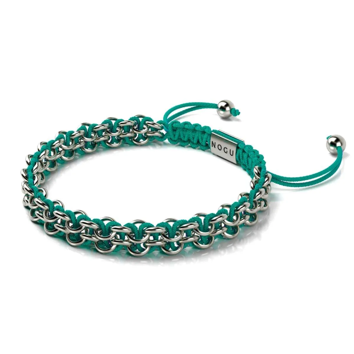 Kismet Links | Pantone Bracelet | Silver | Atlantis