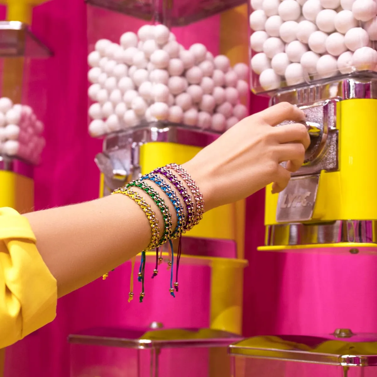 Kismet Links | Pantone Bracelet | Silver | Capri