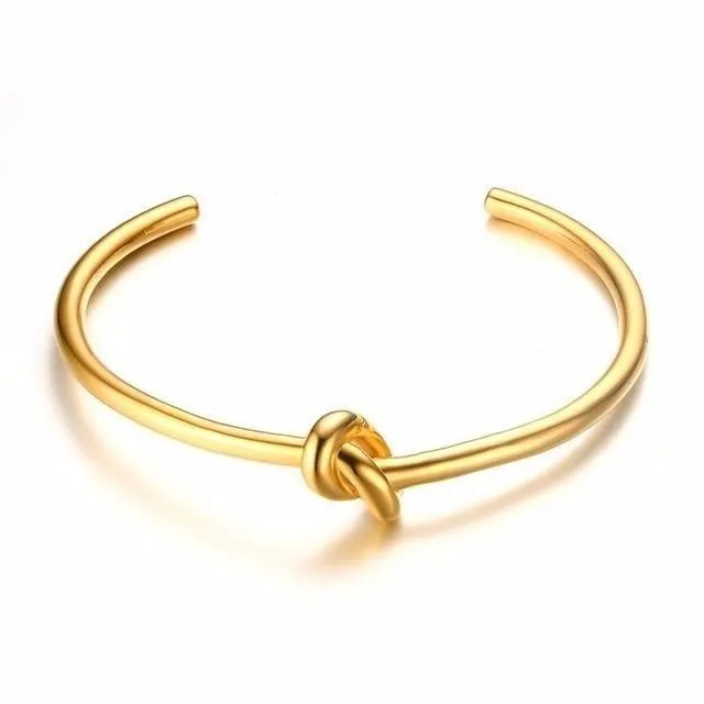 Knot Bangle Cuff  Bracelets for Women
