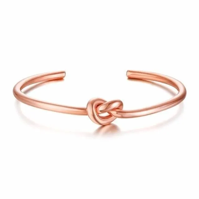 Knot Bangle Cuff  Bracelets for Women