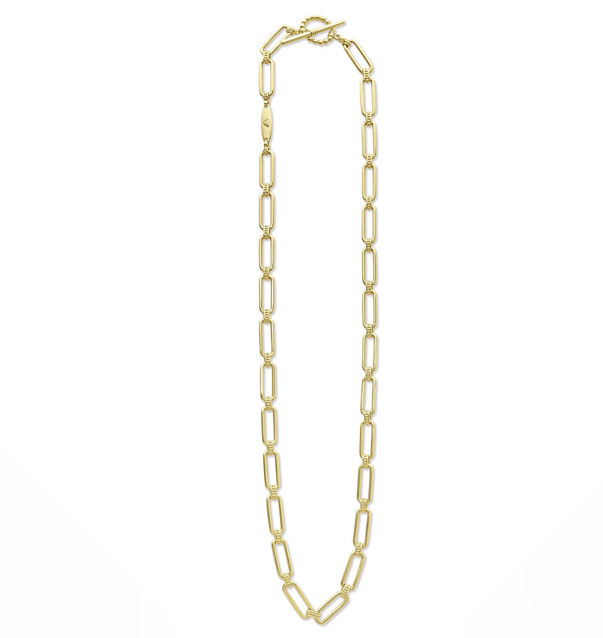 LAGOS Signature Caviar 18K Gold Petite Link Necklace