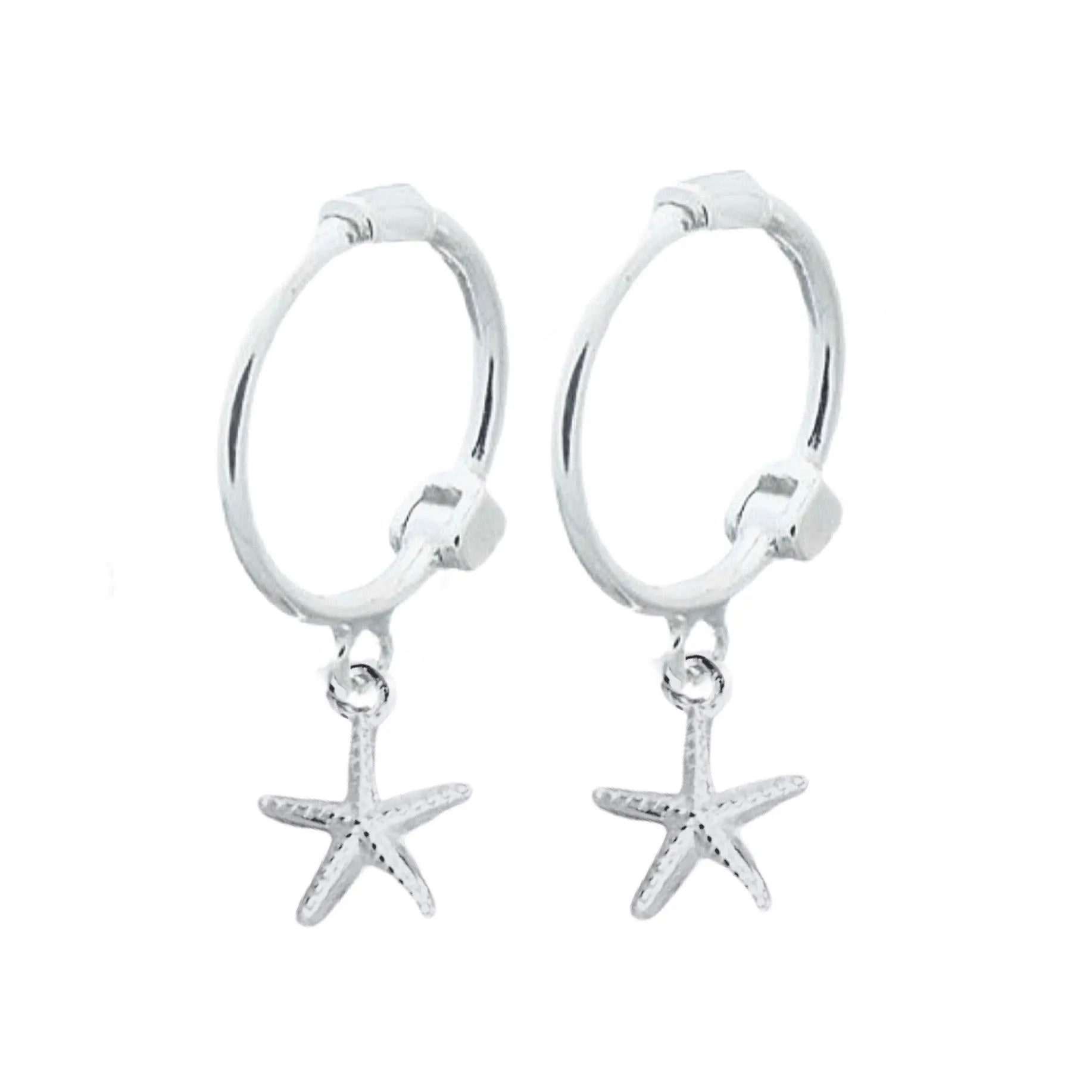Laihas Mini Sea Star Hoop Earrings