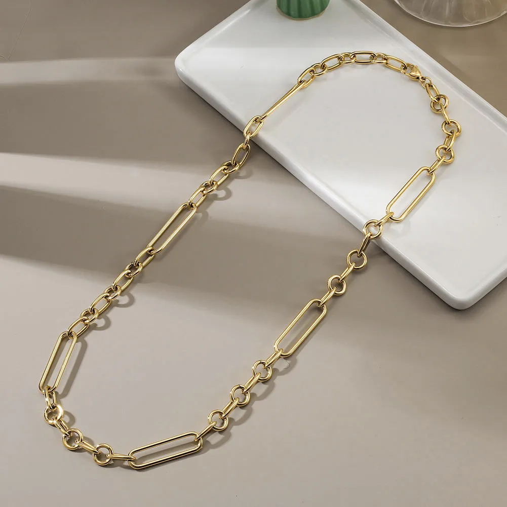 LAUREN PAPERCLIP BOLO NECKLACE