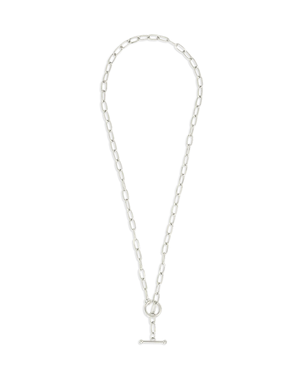 Ledger Paperclip Toggle Necklace