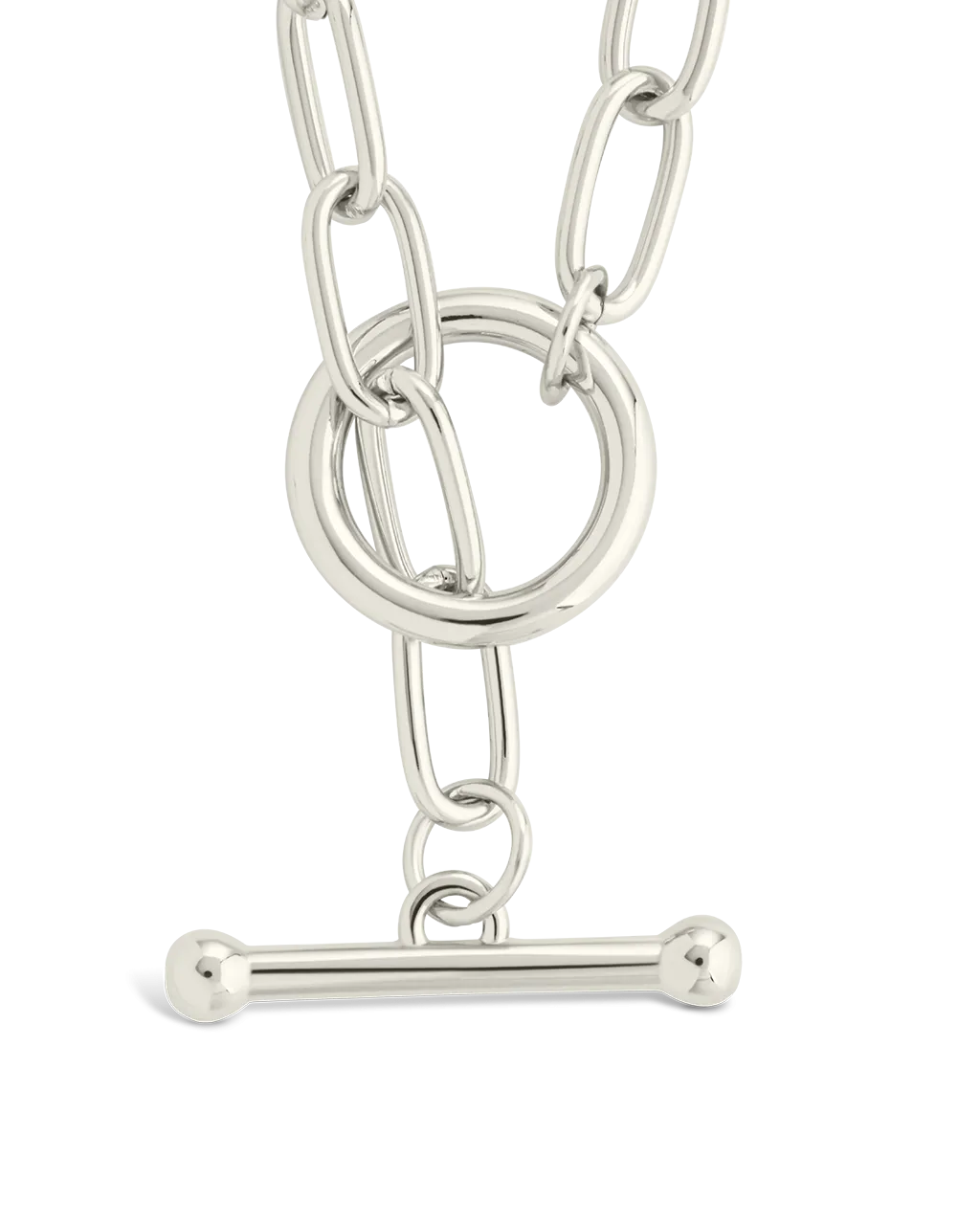 Ledger Paperclip Toggle Necklace