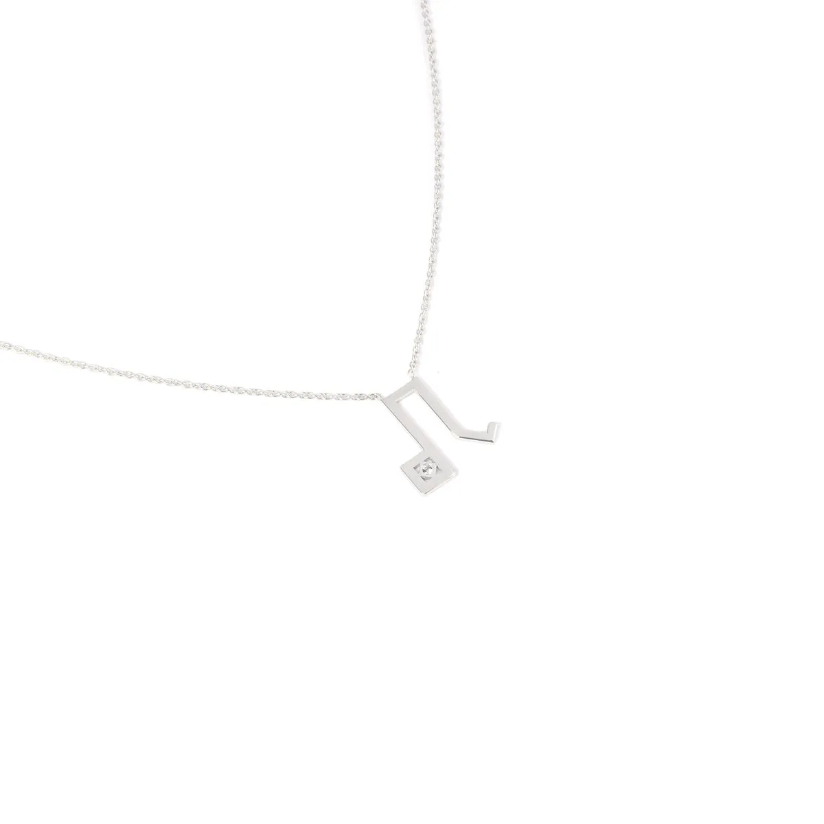 Leo Zodiac Sign Diamond Necklace