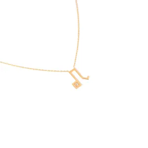 Leo Zodiac Sign Diamond Necklace