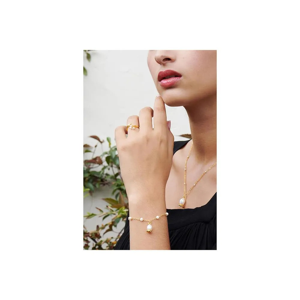 Les Nereides Lily Of The Valley Thin Bracelet