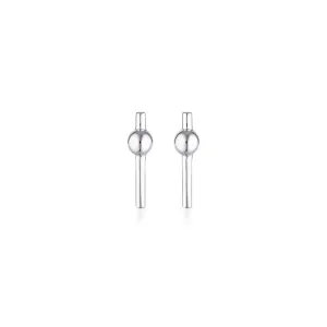 LINDA TAHIJA Pivot Stud Earrings - Sterling Silver
