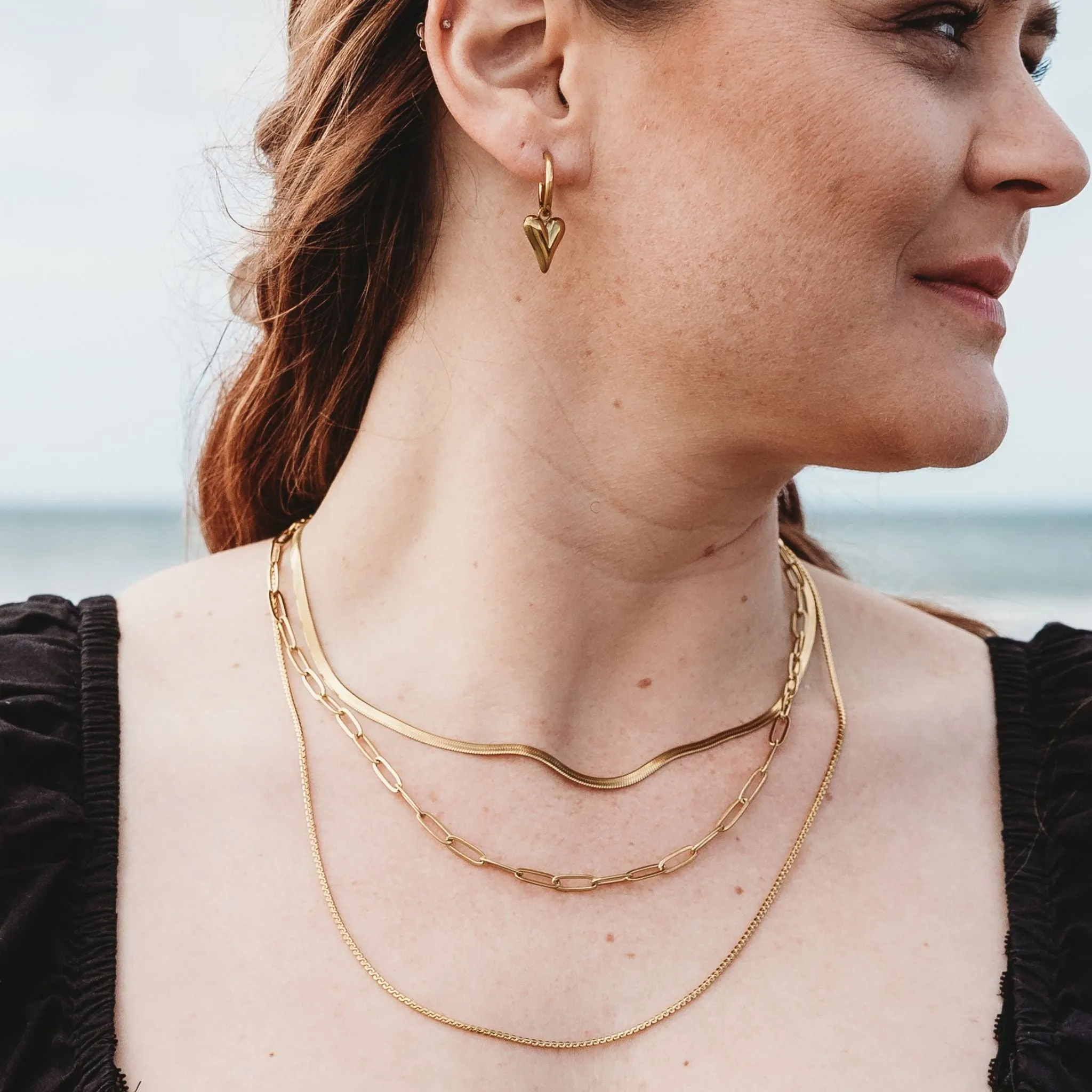 Linked Up Paperclip Chain Necklace - Gold or Silver
