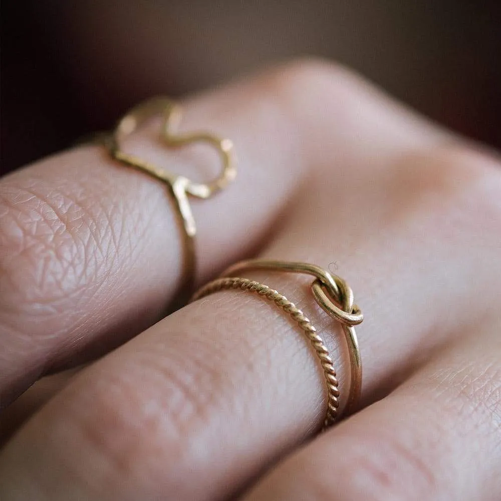 Love Knot Ring Set