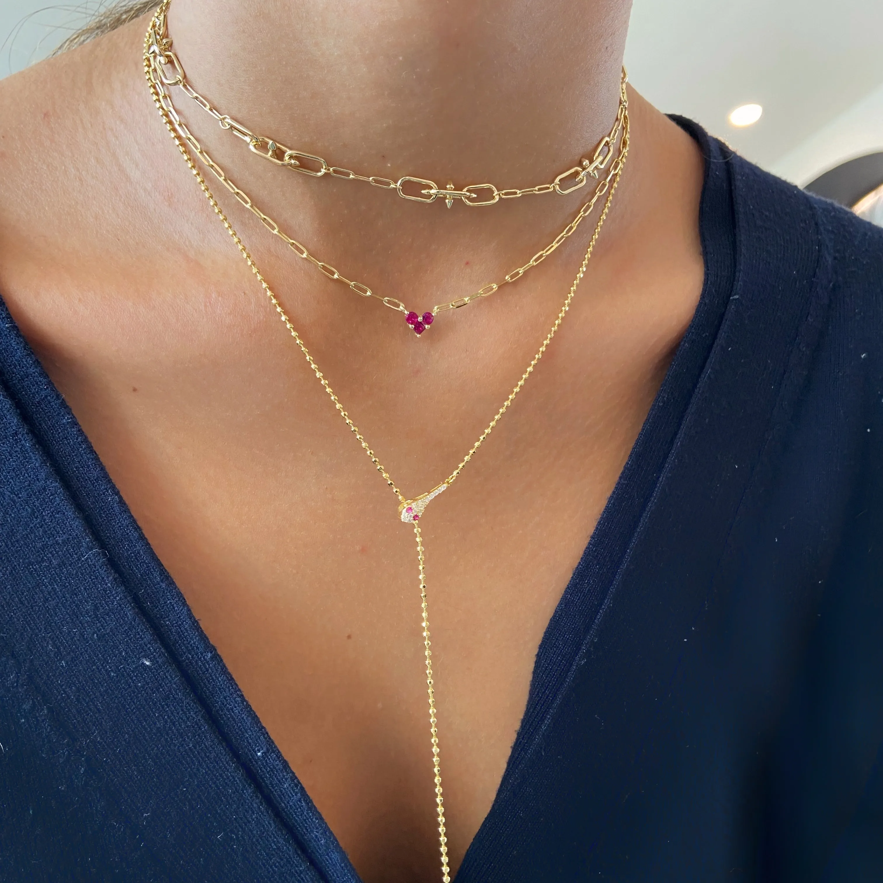 Lucca Link Mix Necklace