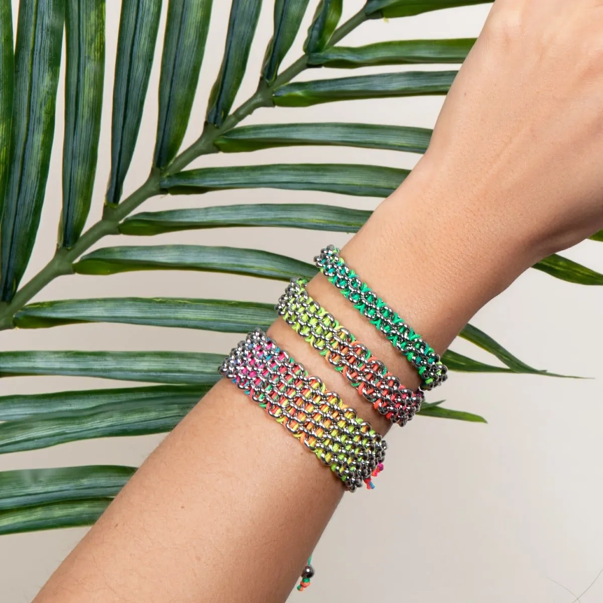Macaw Links | Mini Kismet Bracelet | Spectrum x Silver