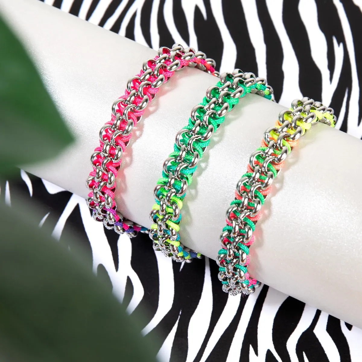 Macaw Links | Mini Kismet Bracelet | Spectrum x Silver