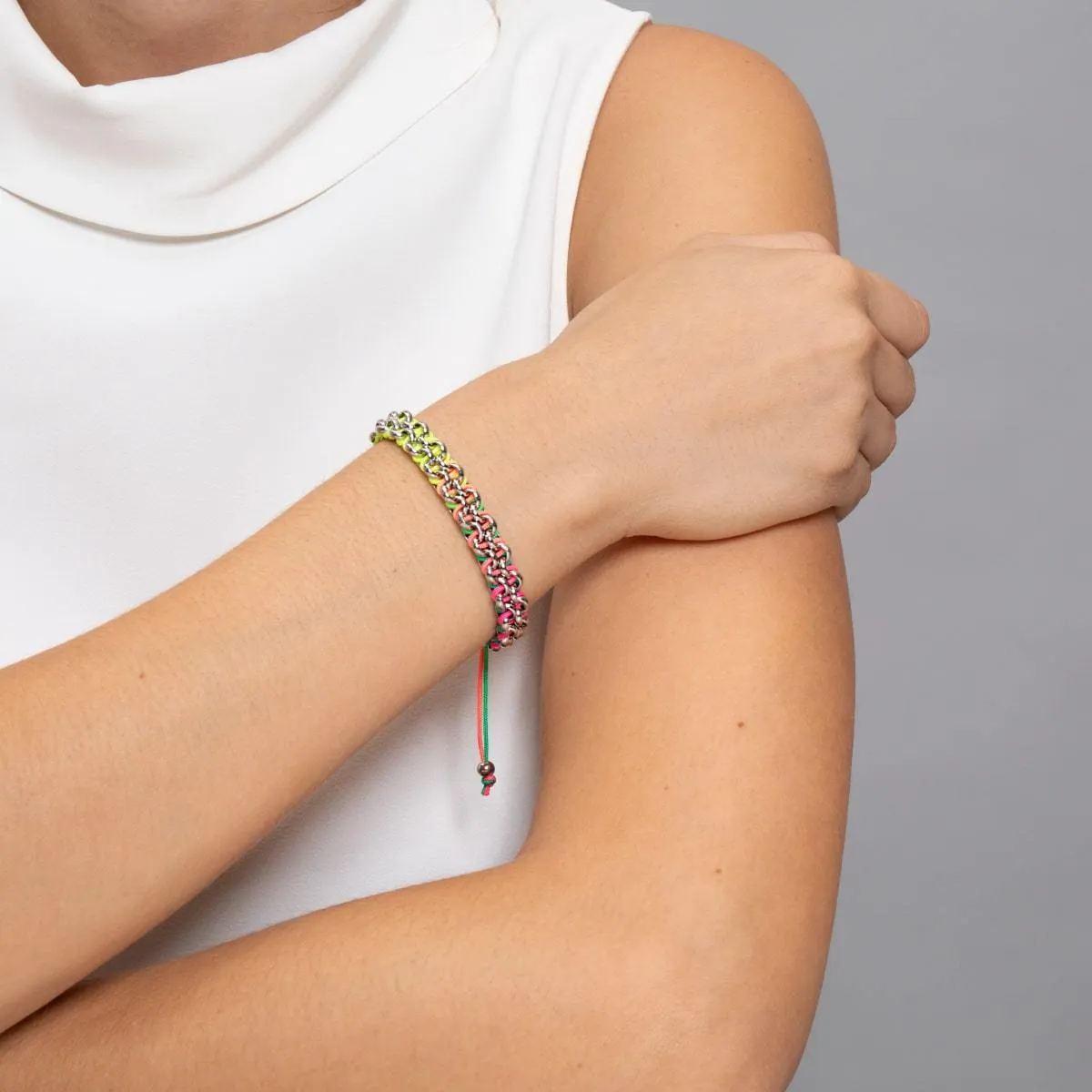 Macaw Links | Mini Kismet Bracelet | Spectrum x Silver
