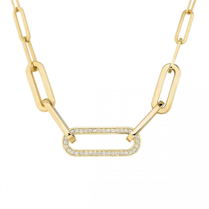 Maillon L Large Mixed Link Necklace