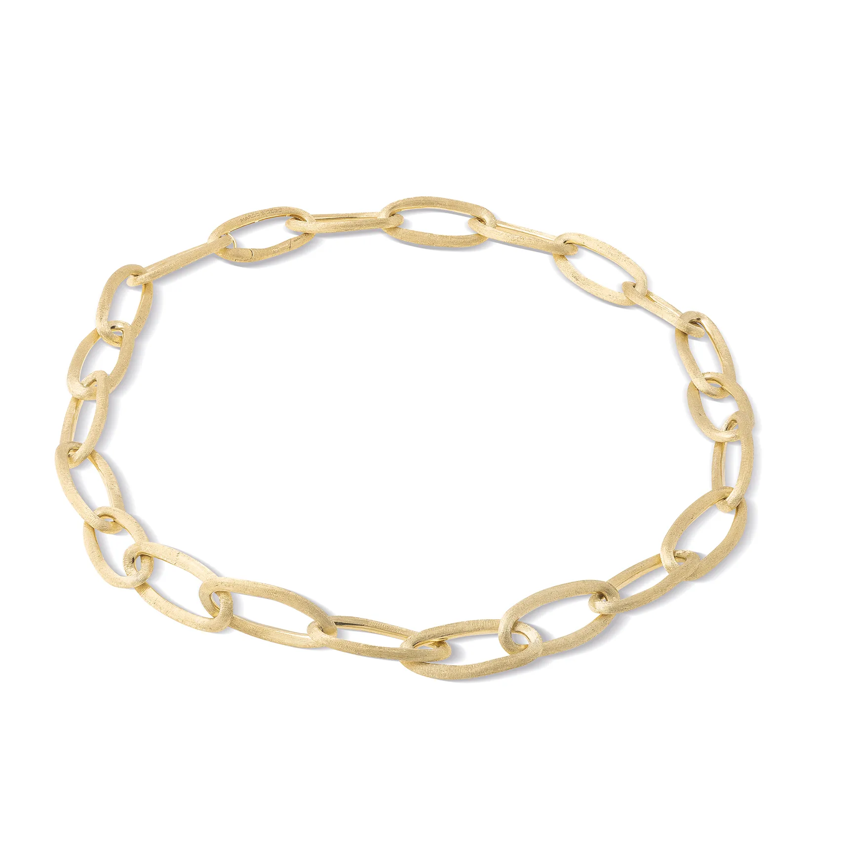 Marco Bicego Jaipur Link Collection Yellow Gold Oval Link Necklace