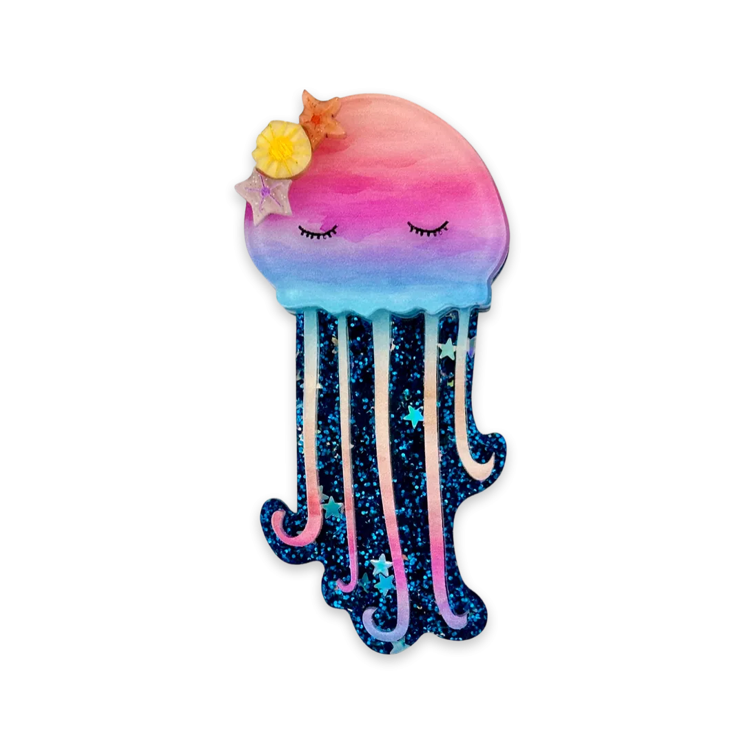 Maxie the Jelly Fish - Brooch