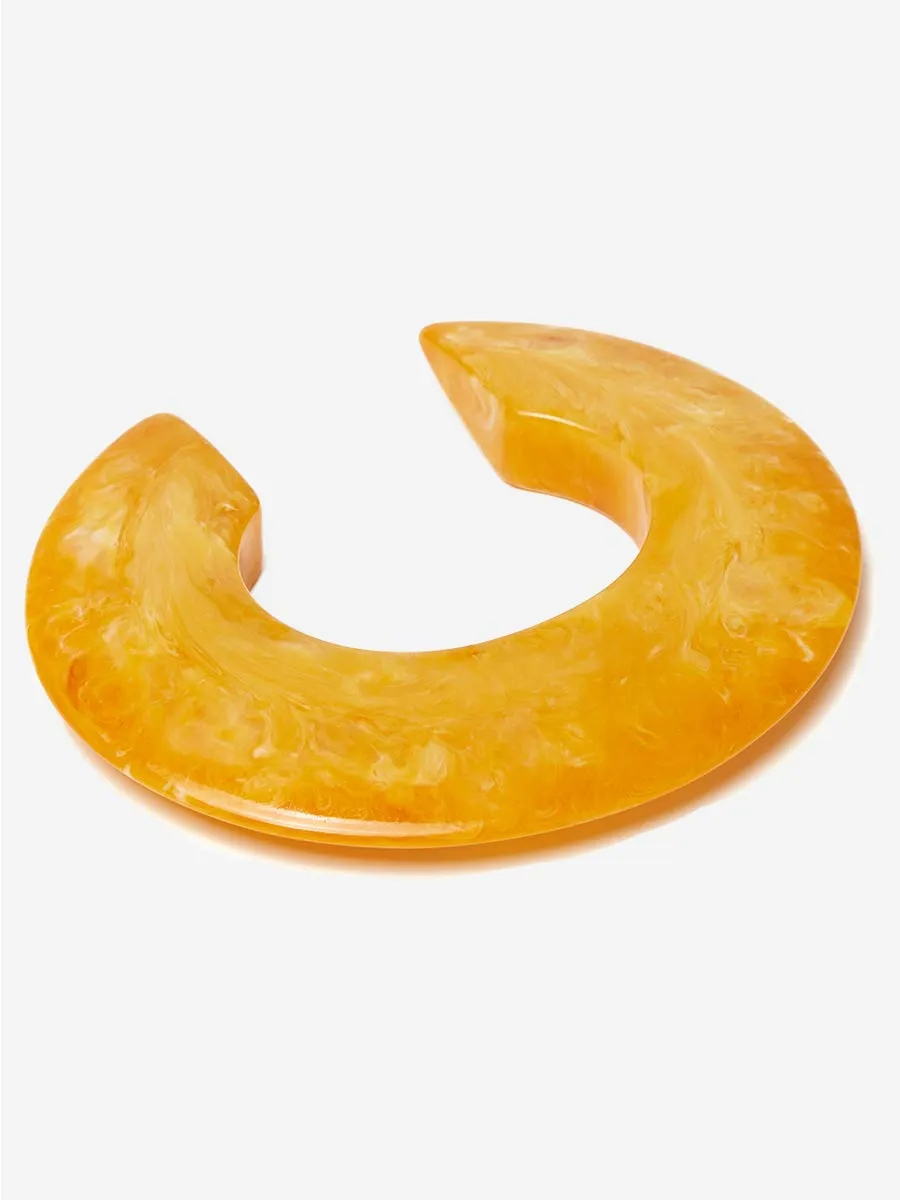 meridian cuff - marbled apricot