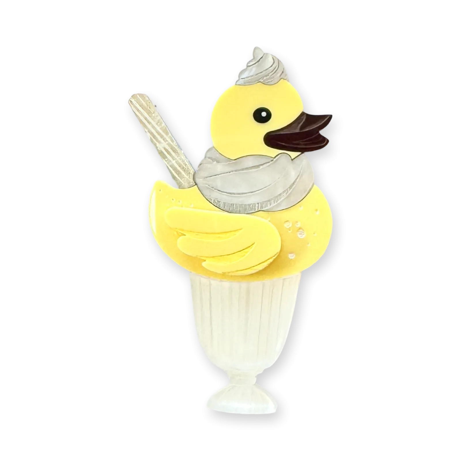 Milkshake 🥛 Ducky - Brooch