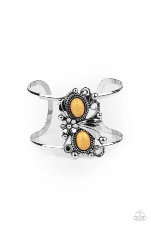 Mojave Flower Girl Yellow Paparazzi Bracelet
