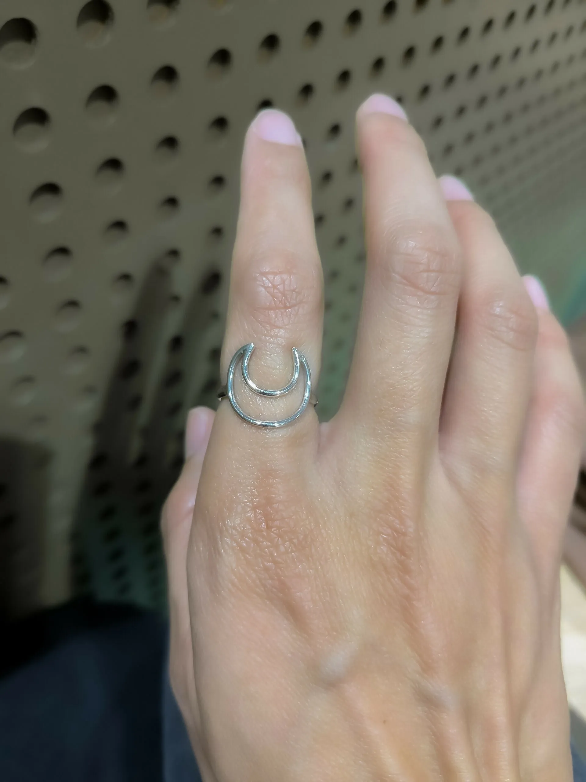 Moon Sterling Silver Ring