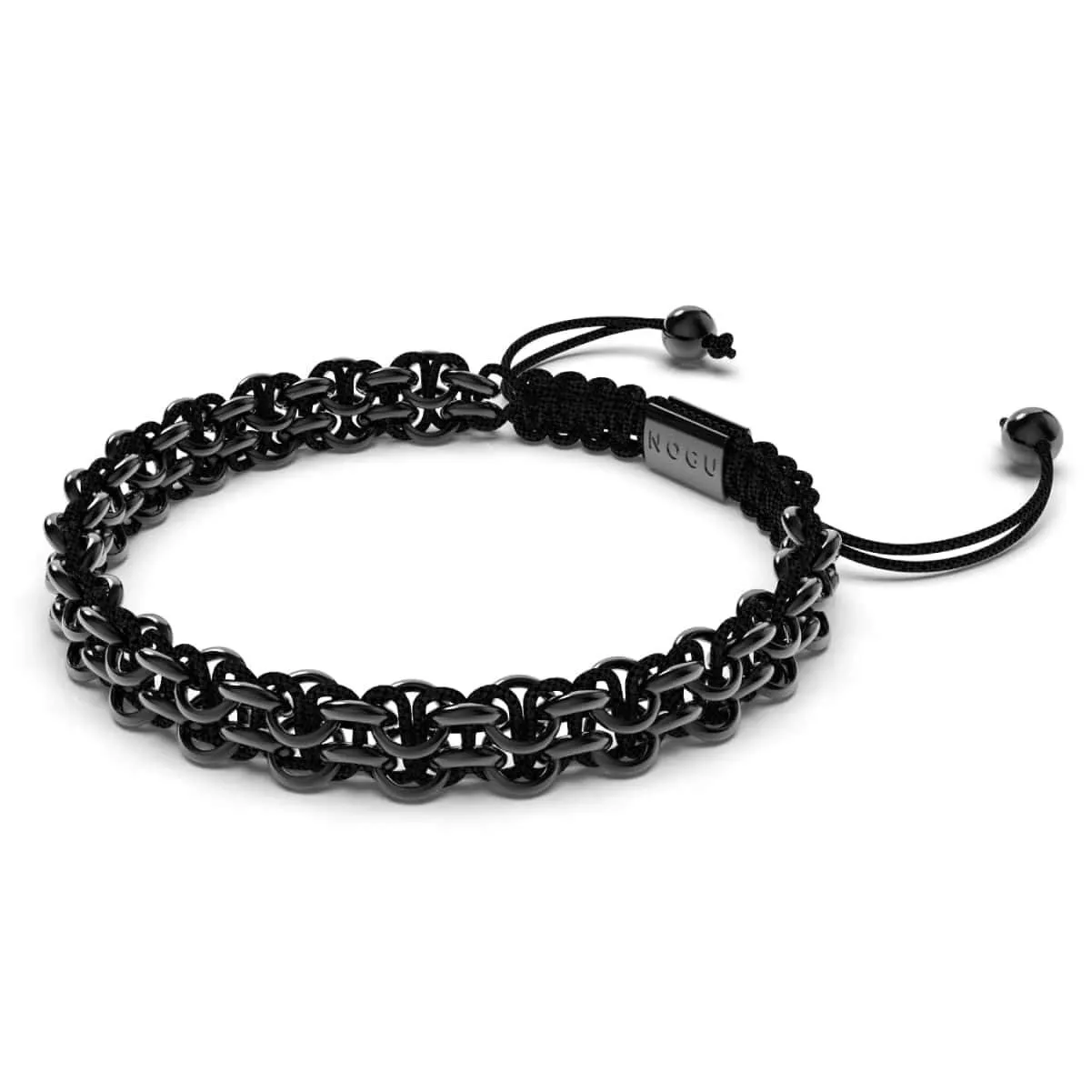 Mountain Gorilla Links | Mini Kismet Bracelet | Black x Gunmetal